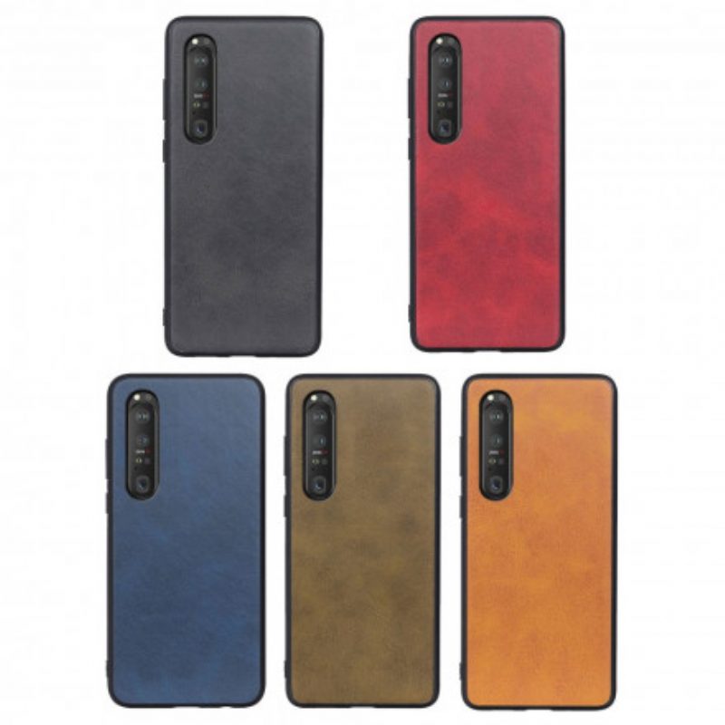 Cover Sony Xperia 1 III Effetto Pelle