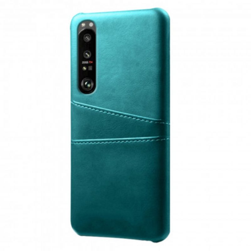 Cover Sony Xperia 1 III Titolare Della Carta Ksq