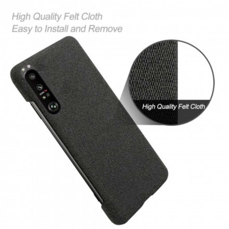 Cover Sony Xperia 1 III Trama Tessuto Ksq