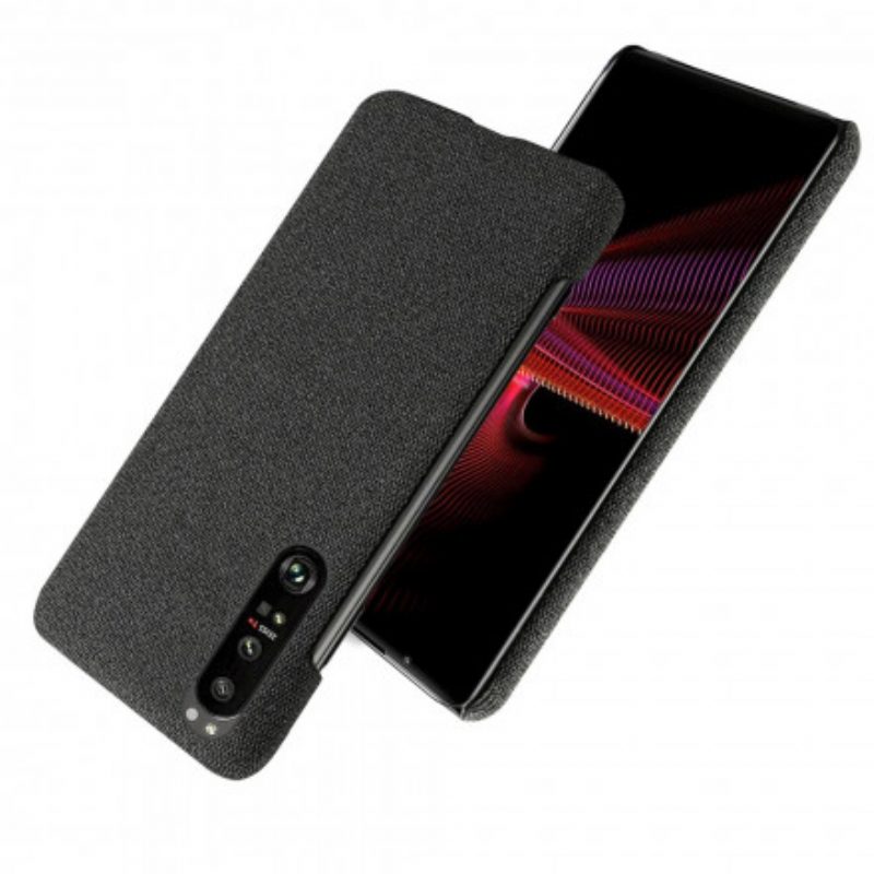 Cover Sony Xperia 1 III Trama Tessuto Ksq