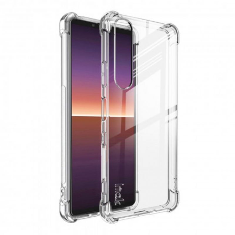 Cover Sony Xperia 1 III Trasparente Con Imak Screen Film