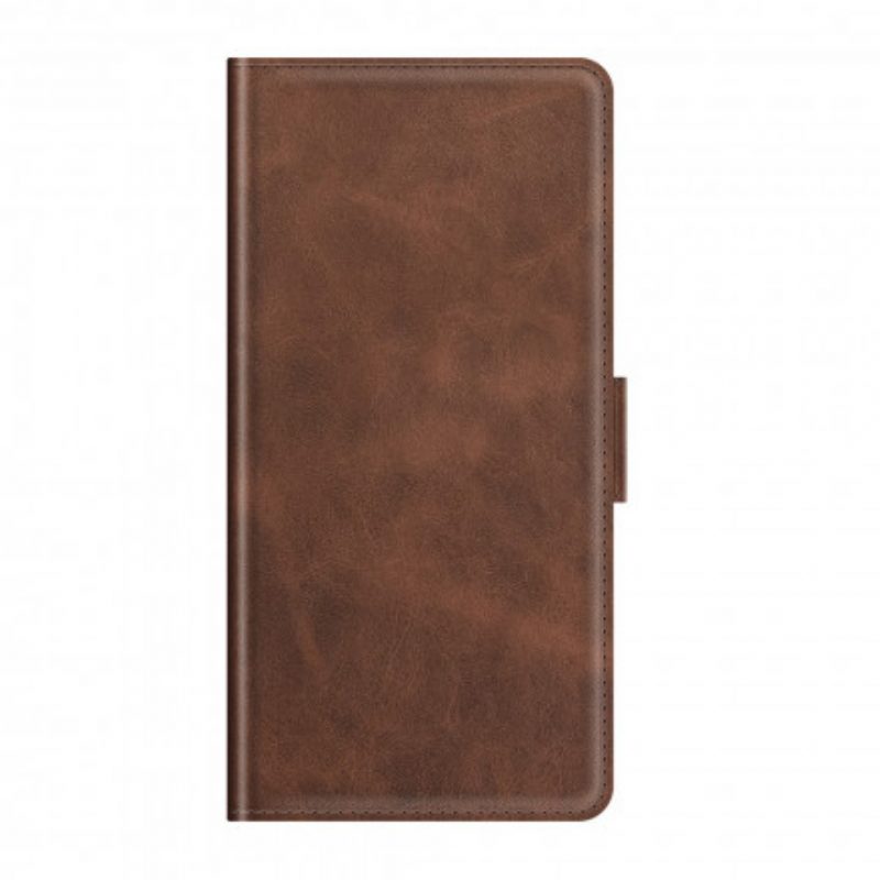 Custodia in pelle Sony Xperia 1 III Folio Cover Doppia Patta Classica