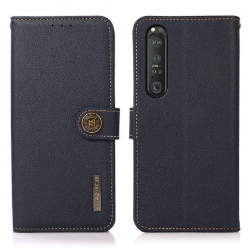 Folio Cover Sony Xperia 1 III Similpelle Khazneh Rfid