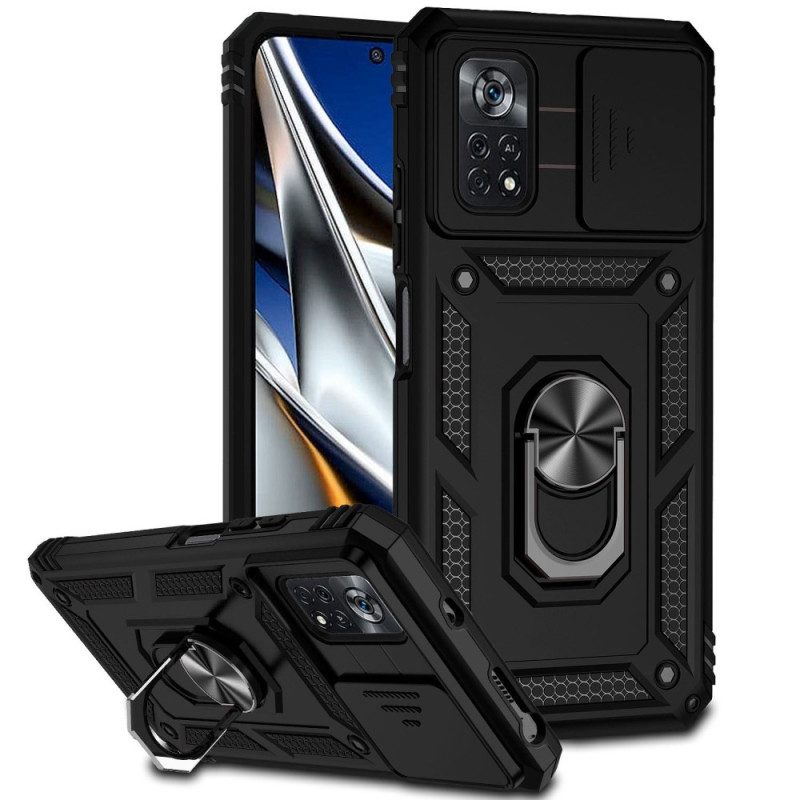 Cover Poco X4 Pro 5G Anello-supporto E Cover Fotocamera