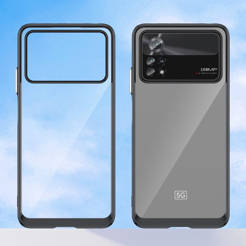 Cover Poco X4 Pro 5G Bordi Colorati Ibridi