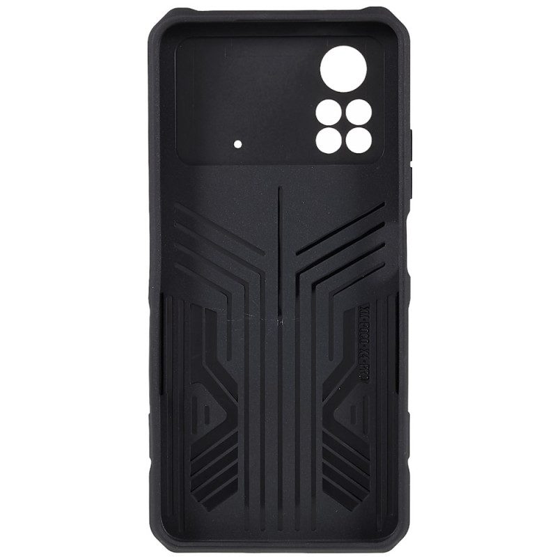 Cover Poco X4 Pro 5G Clip Di Supporto Rimovibile