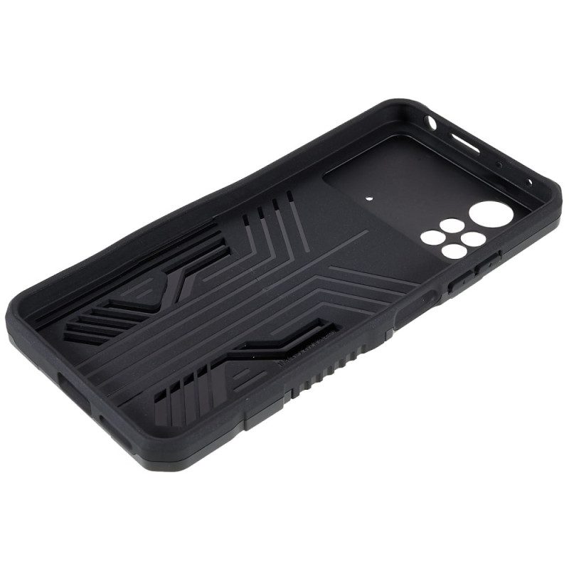 Cover Poco X4 Pro 5G Clip Di Supporto Rimovibile