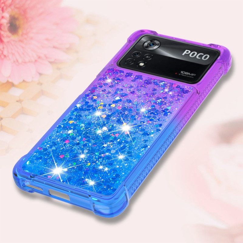 Cover Poco X4 Pro 5G Colore Paillettes