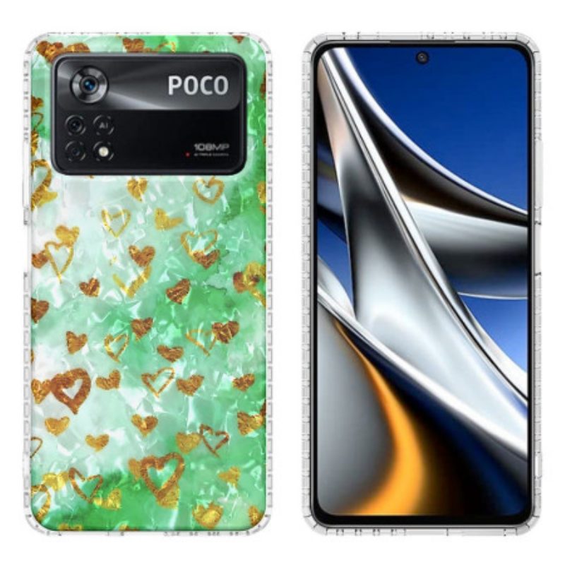 Cover Poco X4 Pro 5G Cuori Alla Moda