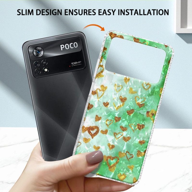 Cover Poco X4 Pro 5G Cuori Alla Moda