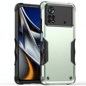 Cover Poco X4 Pro 5G Effetto Metallo Ibrido