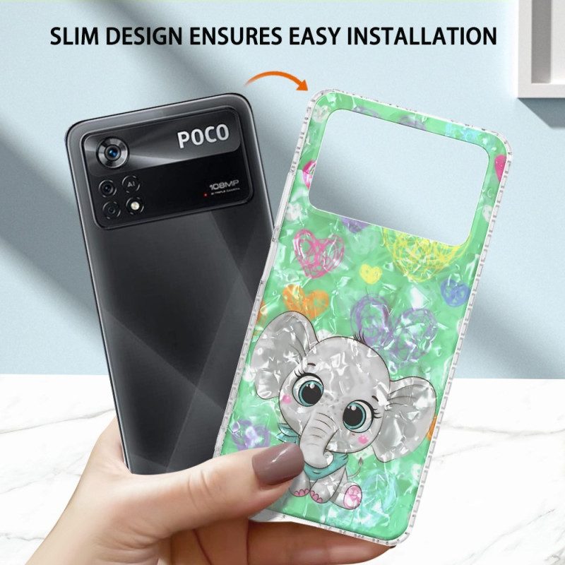 Cover Poco X4 Pro 5G Elegante Elefante