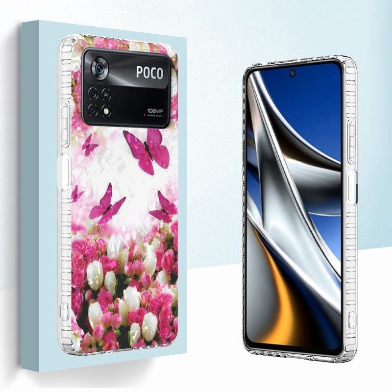 Cover Poco X4 Pro 5G Farfalle Alla Moda