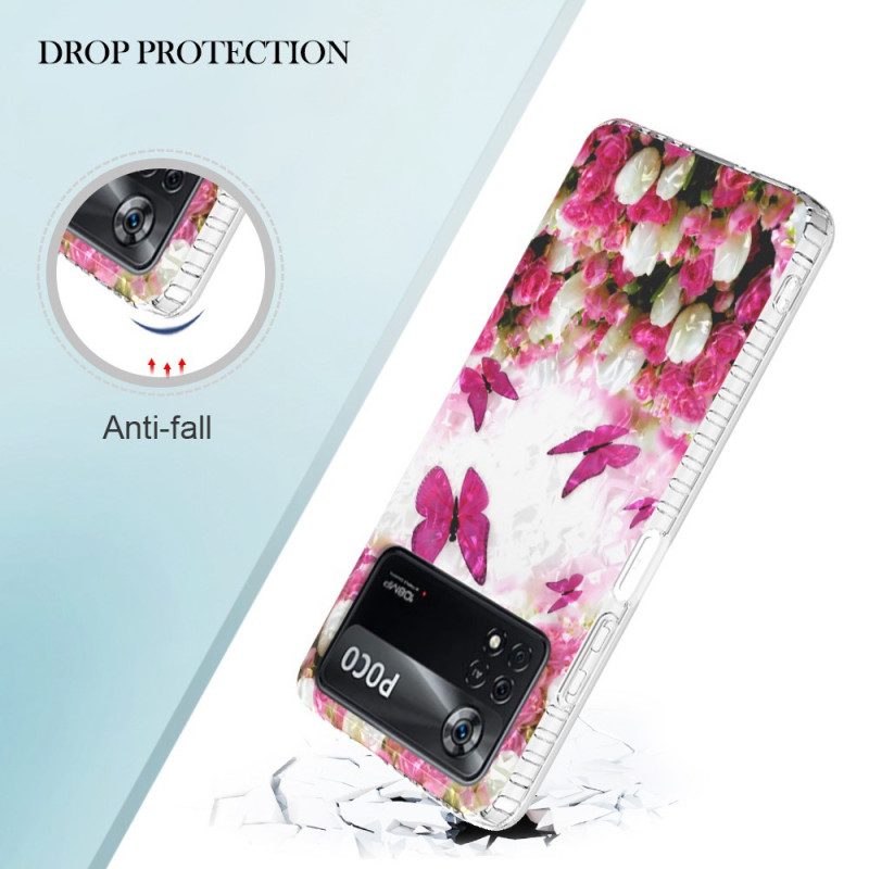 Cover Poco X4 Pro 5G Farfalle Alla Moda