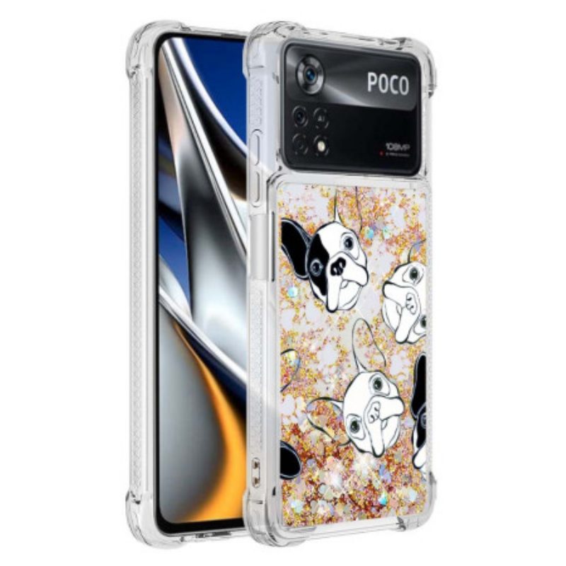 Cover Poco X4 Pro 5G Signor Cane Paillettes