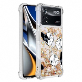 Cover Poco X4 Pro 5G Signor Cane Paillettes