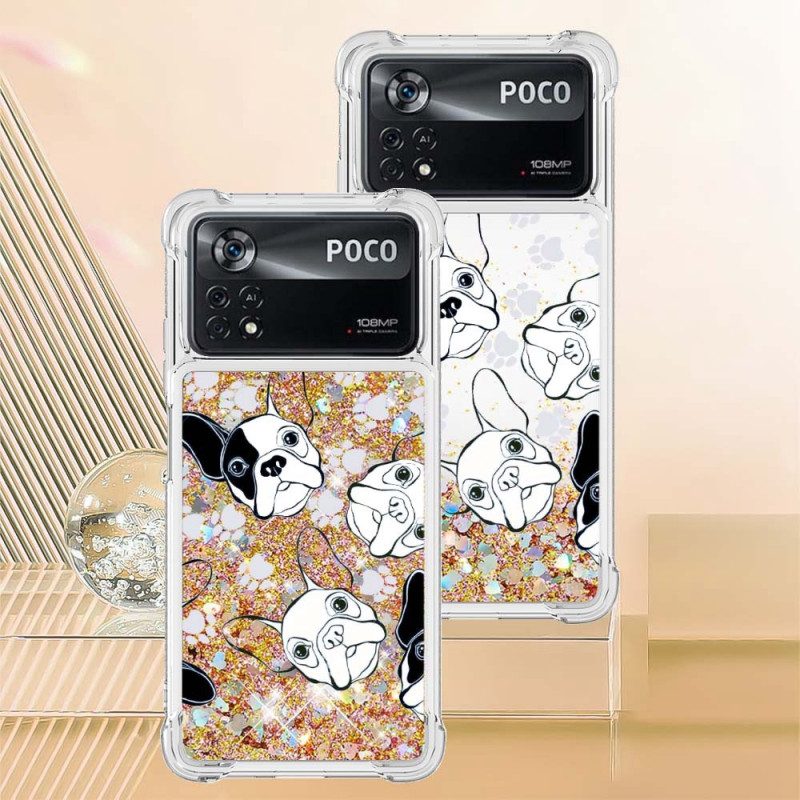 Cover Poco X4 Pro 5G Signor Cane Paillettes