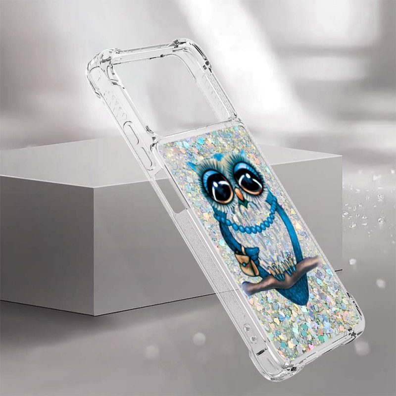 Cover Poco X4 Pro 5G La Signora Gufo Glitter