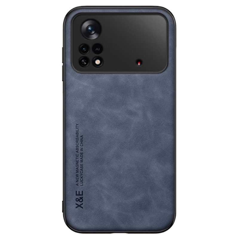 Cover Poco X4 Pro 5G Stile In Pelle X&e