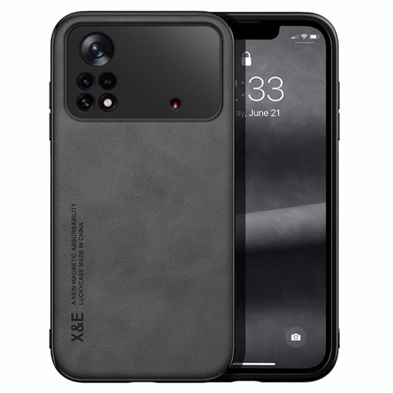 Cover Poco X4 Pro 5G Stile In Pelle X&e