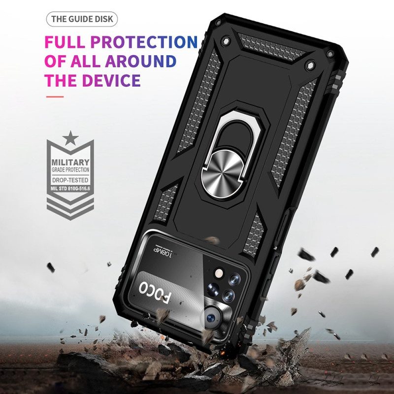 Cover Poco X4 Pro 5G Supporto Ad Anello Premium