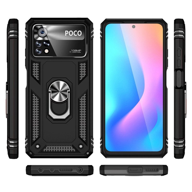 Cover Poco X4 Pro 5G Supporto Ad Anello Premium