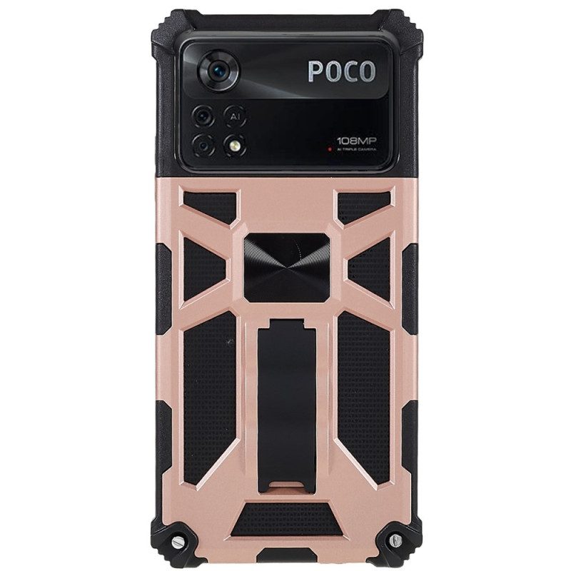 Cover Poco X4 Pro 5G Supporto Removibile Bicolore