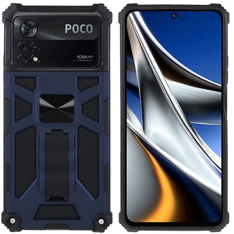 Cover Poco X4 Pro 5G Supporto Removibile Bicolore