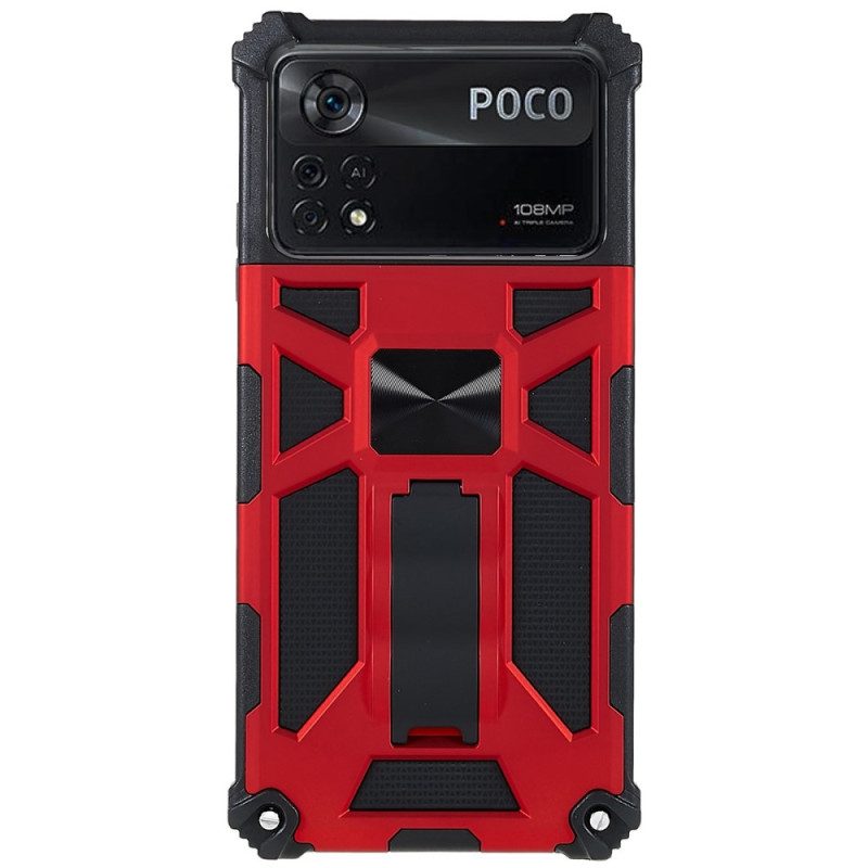 Cover Poco X4 Pro 5G Supporto Removibile Bicolore