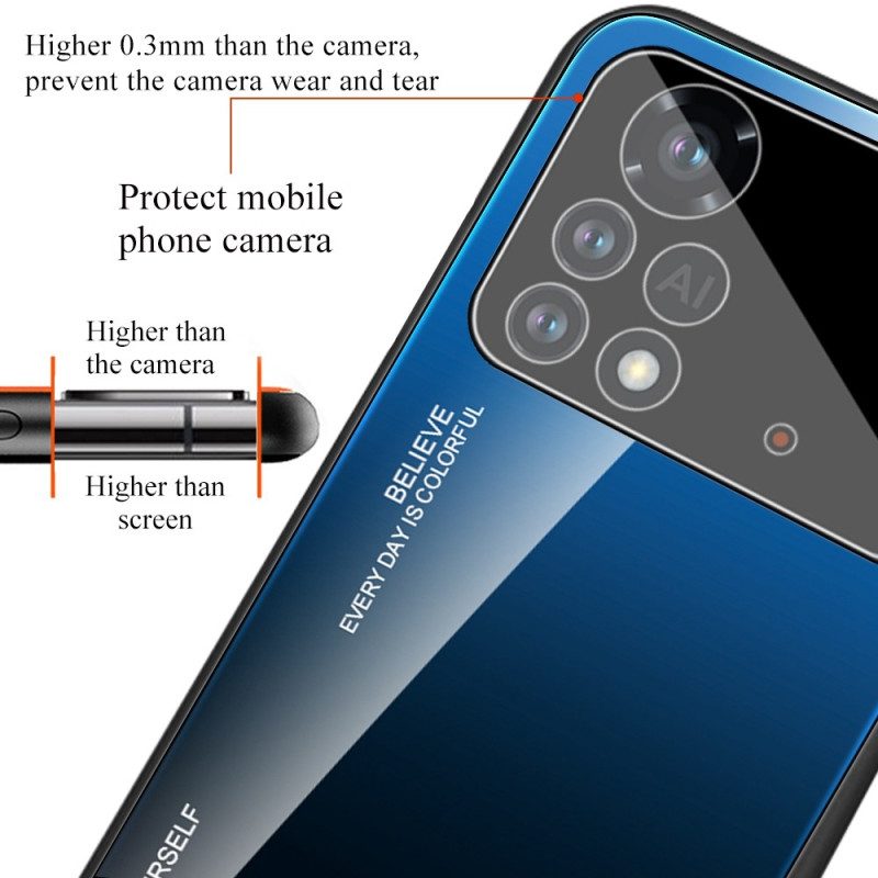 Cover Poco X4 Pro 5G Vetro Temperato Sii Te Stesso