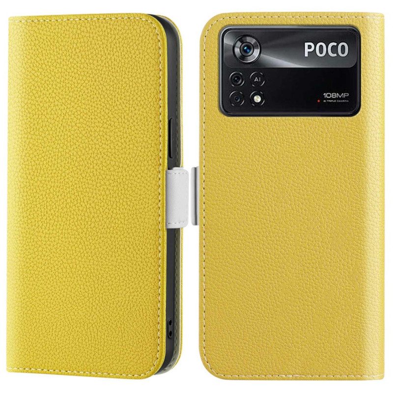 Custodia in pelle Poco X4 Pro 5G Caramelle In Ecopelle