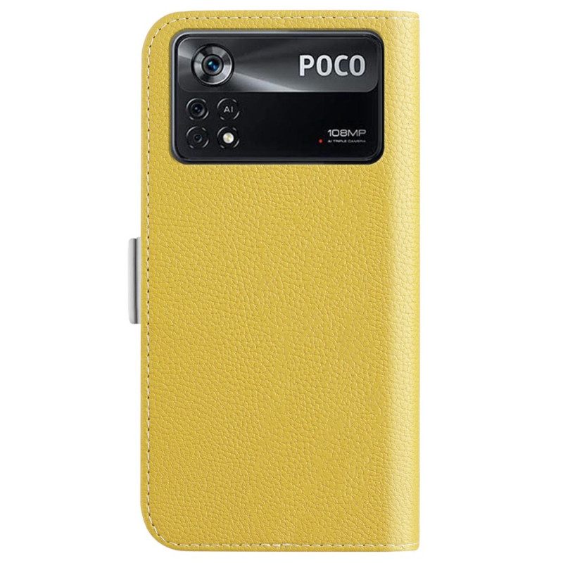 Custodia in pelle Poco X4 Pro 5G Caramelle In Ecopelle