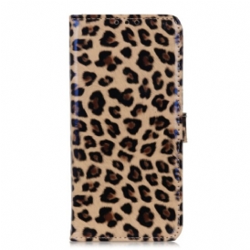 Custodia in pelle Poco X4 Pro 5G Effetto Pelle Di Leopardo