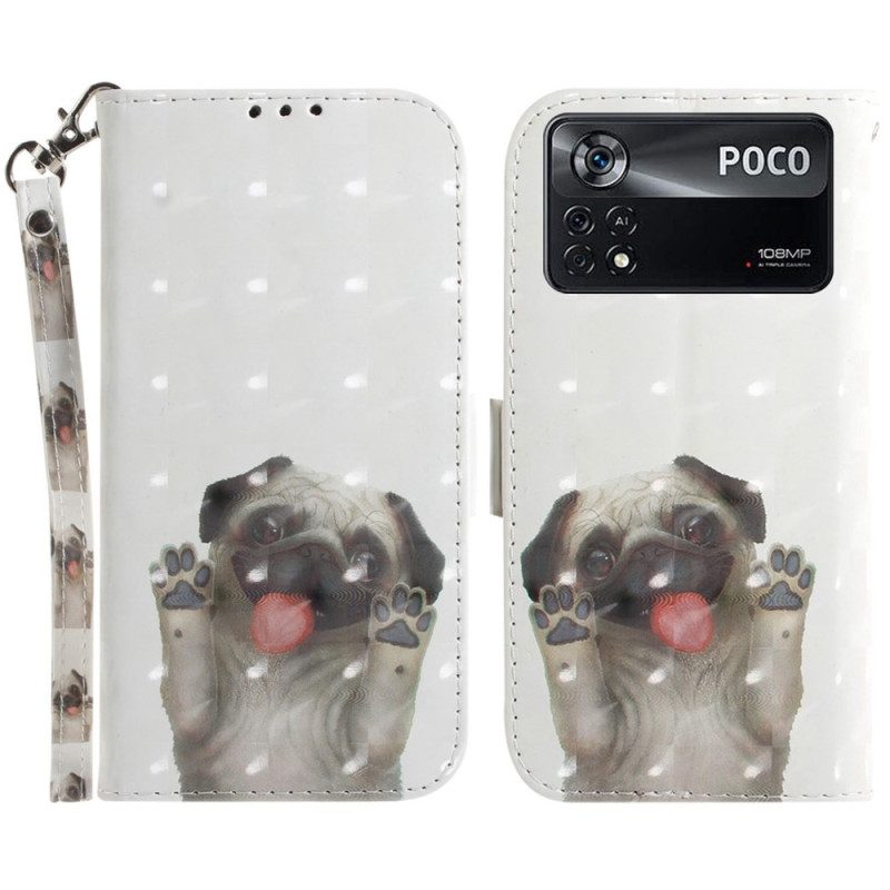 Folio Cover Poco X4 Pro 5G Cane Perizoma