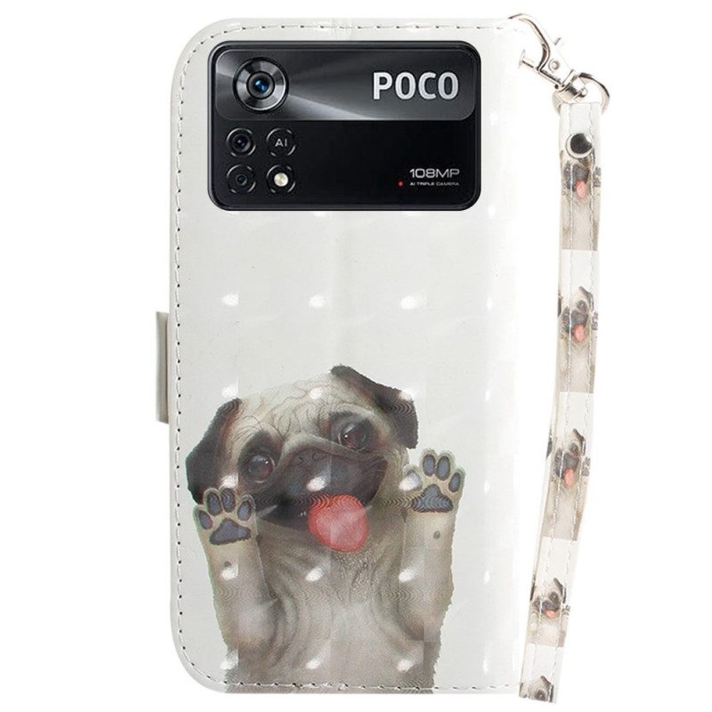 Folio Cover Poco X4 Pro 5G Cane Perizoma