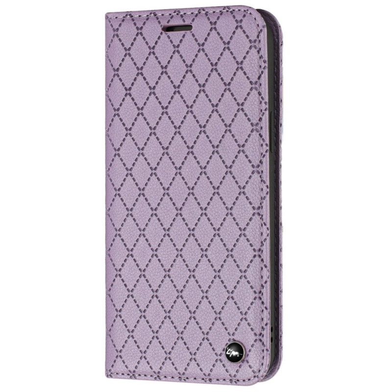 Folio Cover Poco X4 Pro 5G Custodia in pelle Diamanti Litchi In Ecopelle