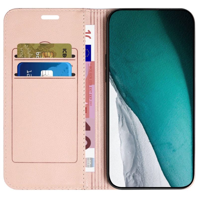 Folio Cover Poco X4 Pro 5G Custodia in pelle Diamanti Litchi In Ecopelle