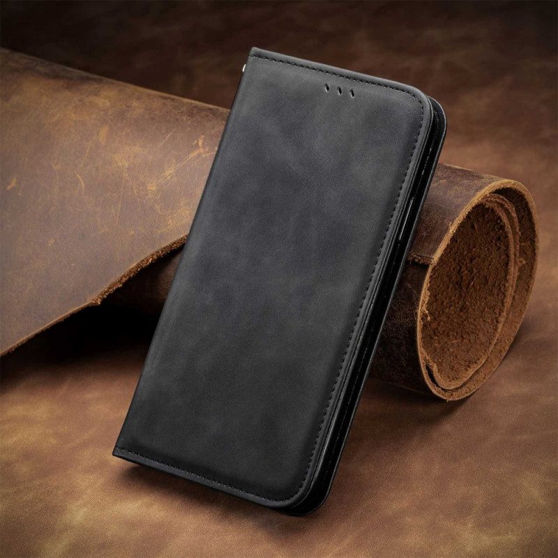 Folio Cover Poco X4 Pro 5G Custodia in pelle Eleganza