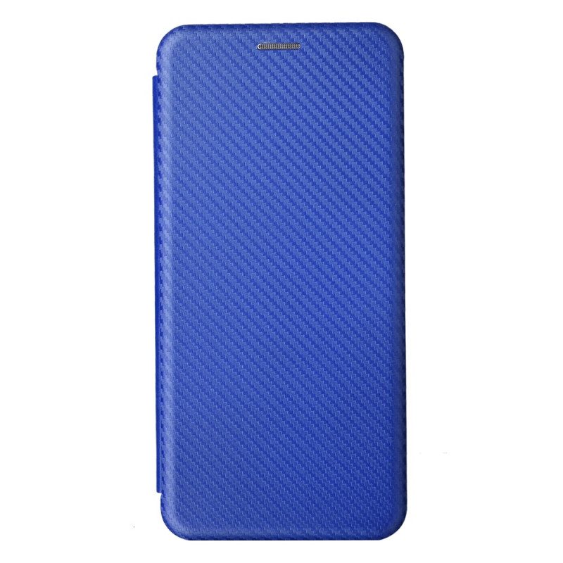 Folio Cover Poco X4 Pro 5G Custodia in pelle Fibra Di Carbonio Colorata