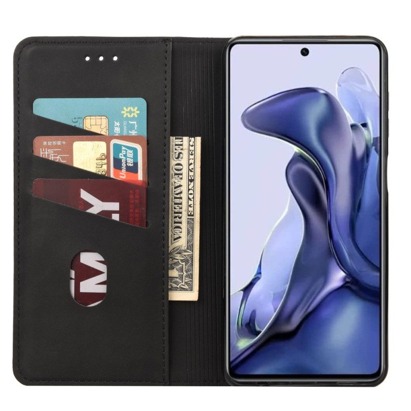 Folio Cover Poco X4 Pro 5G Custodia in pelle Sensazione Sulla Pelle