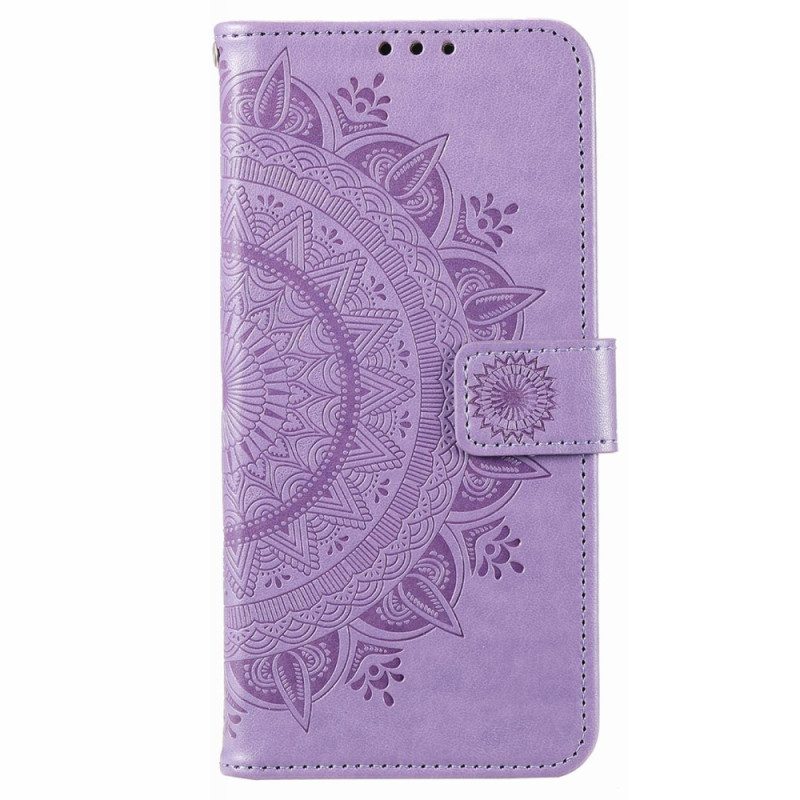 Folio Cover Poco X4 Pro 5G Mandala Sole Con Cordino