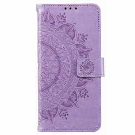 Folio Cover Poco X4 Pro 5G Mandala Sole Con Cordino