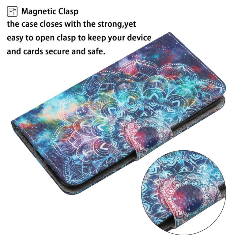 Folio Cover Poco X4 Pro 5G Mandala Strappy