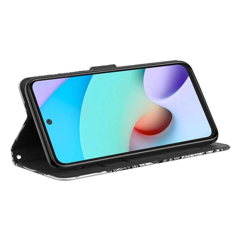 Folio Cover Poco X4 Pro 5G Pizzo Con Spalline