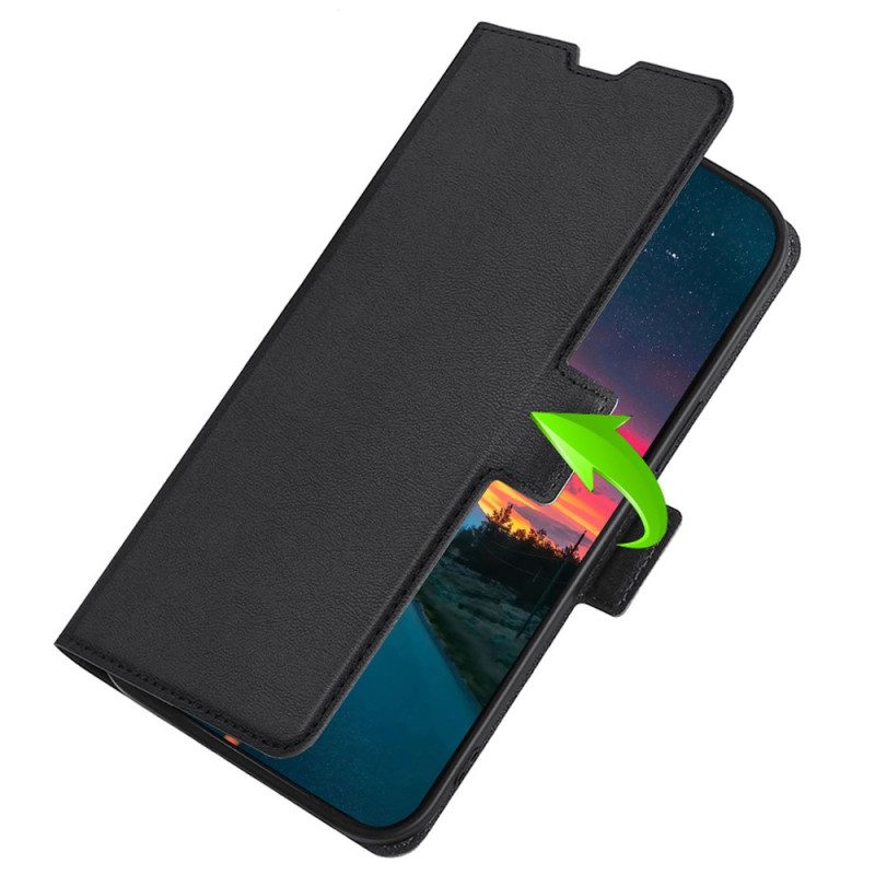 Folio Cover Poco X4 Pro 5G Stile In Pelle Ultra Fine