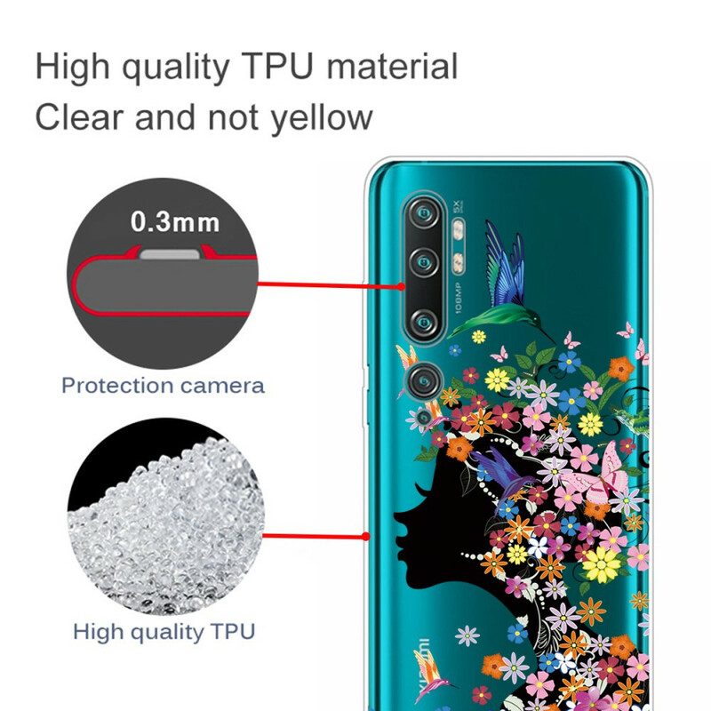 Cover Xiaomi Mi Note 10 / 10 Pro Bella Testa Di Fiore