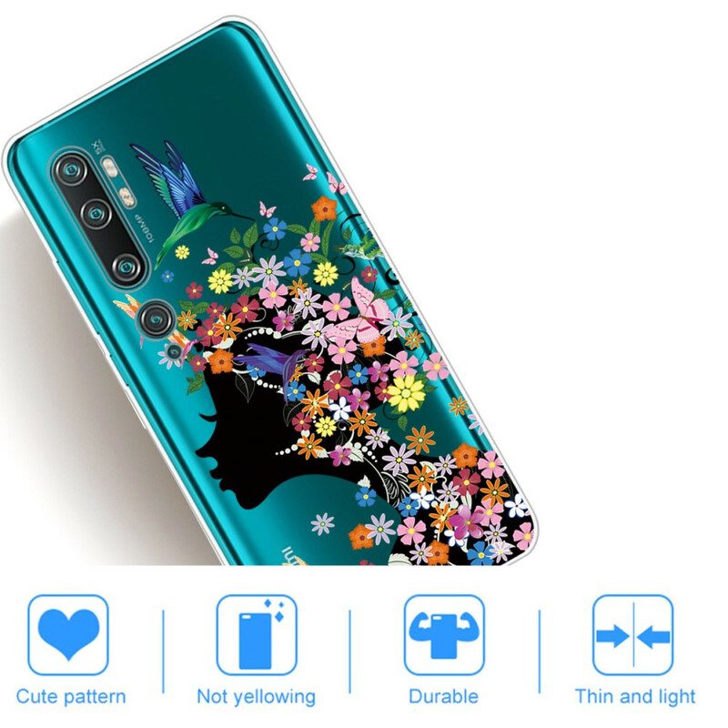 Cover Xiaomi Mi Note 10 / 10 Pro Bella Testa Di Fiore