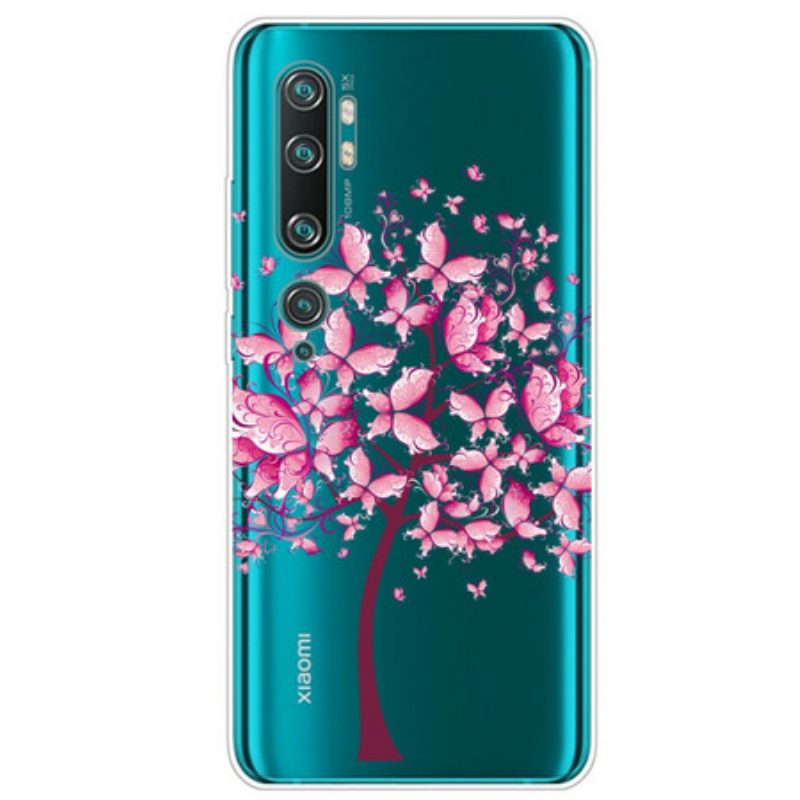 Cover Xiaomi Mi Note 10 / 10 Pro Cima Dell'albero Rosa