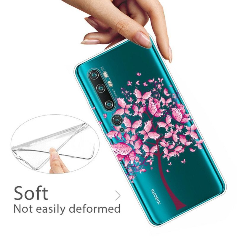 Cover Xiaomi Mi Note 10 / 10 Pro Cima Dell'albero Rosa