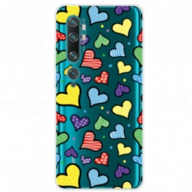 Cover Xiaomi Mi Note 10 / 10 Pro Cuori Multicolori